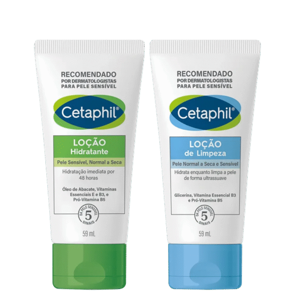 Kit Cetaphil Pele Limpa e Hidratada Duo (2 Produtos)