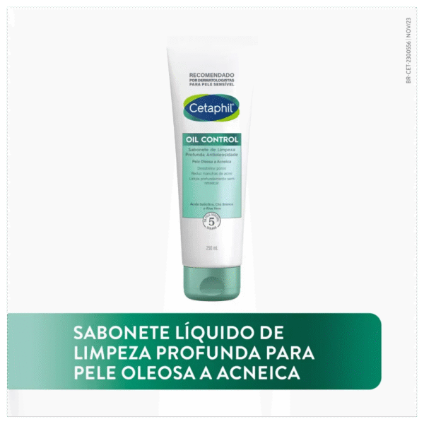 Cetaphil Oil Control - Sabonete Facial 250ml - Imagem 3