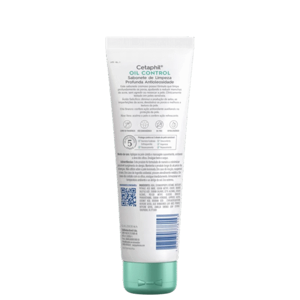 Cetaphil Oil Control - Sabonete Facial 124ml - Imagem 2