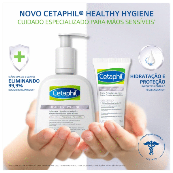 Cetaphil Healthy Hygiene - Creme Hidratante para as Mãos 50ml - Imagem 4