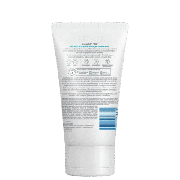 Cetaphil Pro AD Restoraderm - Loção Hidratante Hipoalergênica 145ml - Imagem 2