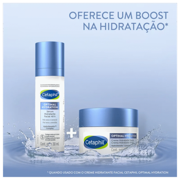 Cetaphil Optimal Hydration 48h com Ácido Hialurônico - Sérum Hidratante Facial 30ml - Imagem 3